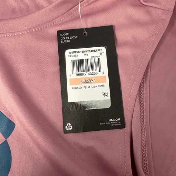 Under Armour 2X Velocity Split Logo Tank NWT - Picture 8 of 9